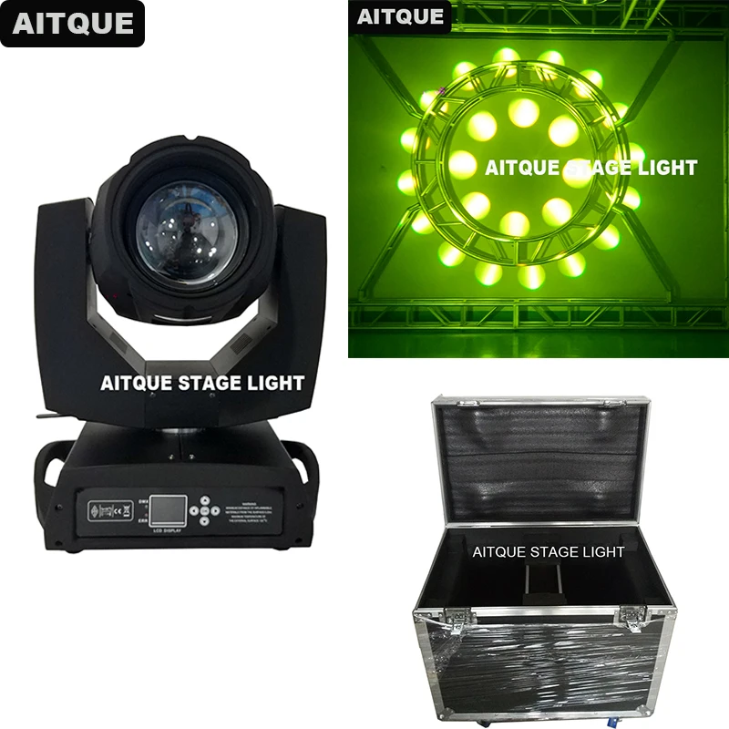 

(8lights+Case)Dj lights clay paky sharpy 230 moving head 7r beam head movement 230w moving head light flight case