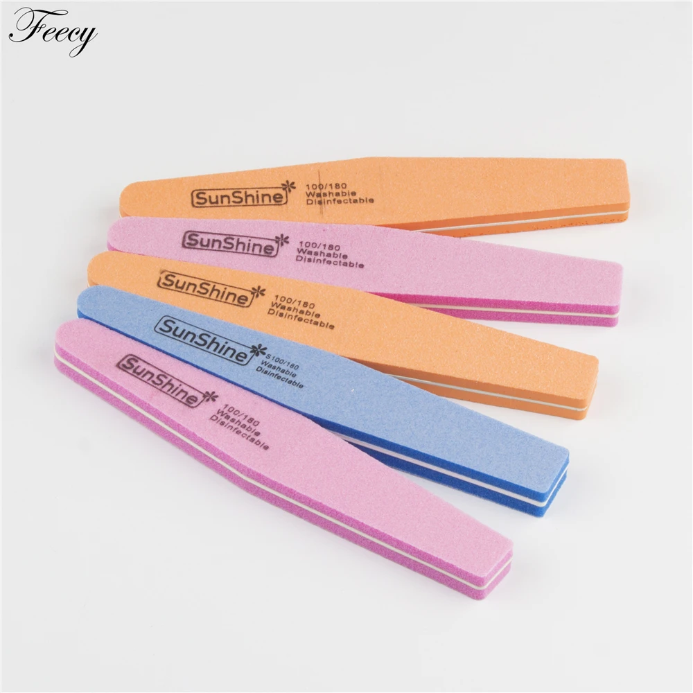 Buy Nail File Buffer Double Side Of The Nail File Buffer 100/180 Trimmer Lime