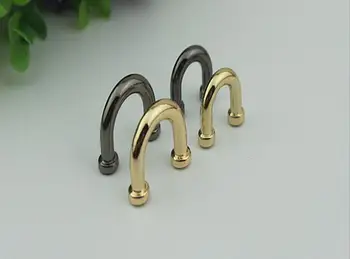 

(100 PCS/lot) on the inner diameter 13 mm screw bold arch bridge on the sole of hang bag hook bags handbags hardware accessories