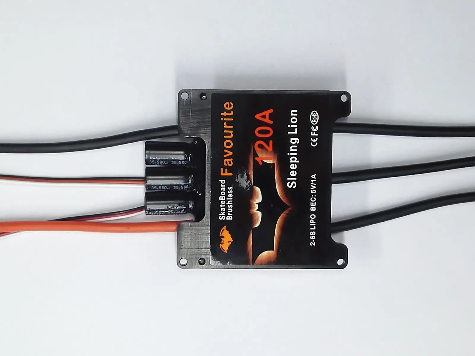 

Quality 120A 2-6s ESC 5V/1A very thin f/Electric skateboard scooter NEW