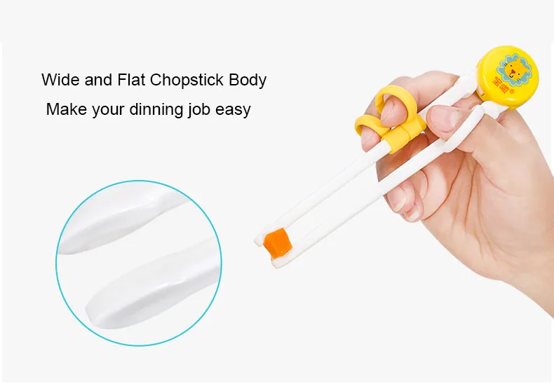 Baby Feeding Spoon Chopstick Toddlers Infant TrainingTableware set- (22)