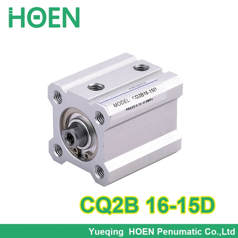

CQ2B16-15 SMC Type CQ2B CQ2A series 16mm bore 15mm stroke Double Action single rod thin Pneumatic Compact Cylinder high quality