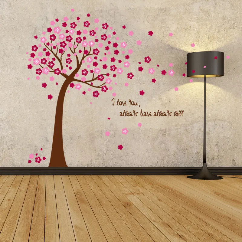 Pink Cherry Tree Wall Sticker - INAM Bazaar