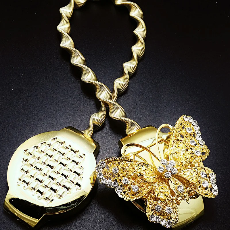 

Butterfly Shaped Curtains Buckle Holder Metal Magnet Curtain Tieback Window Screening Ball Clip Magnetic Curtain Accessories