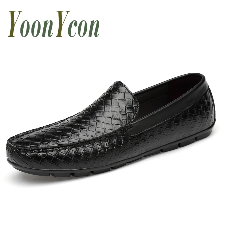 

Mens Loafers Shoes Casual Fashion Slip On Shoes For Men Summer Breathable Driving Sneakers Black Lazy Footwear Walking Shoe