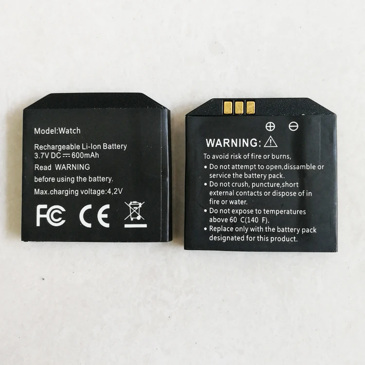 Оригинальный аккумулятор X86 для часов 600 мА/ч 3 7 В X86/X01/X02/PW306/A9Plus Bluetooth Wi Fi Смарт часы