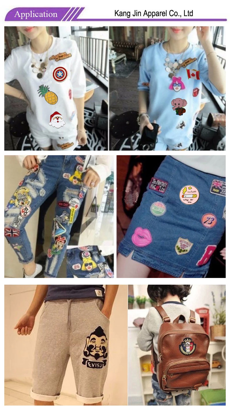 Patch&Pin Widely Used in Bag and Garment