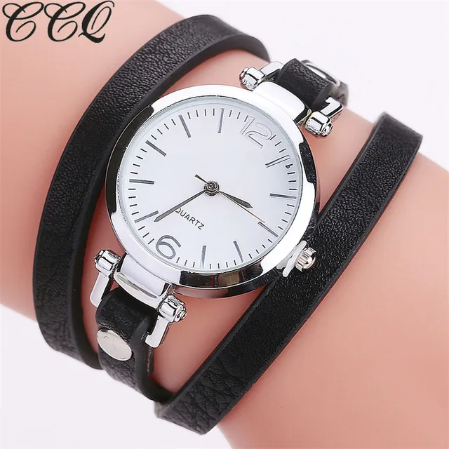 CCQ Fashion Luxury Leather Bracelet Watch Ladies Quartz Watch Casual Women Wrist CCQ Fashion Luxury Leather Bracelet Watch Ladies Quartz Watch Casual Women Wrist