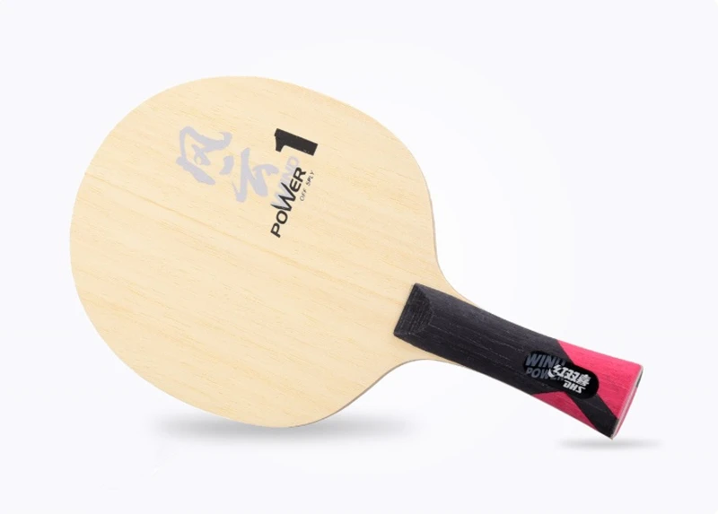 DHS Настольный теннис лезвие мощность WP1 5 слойная чистая древесина для начинающих обучение все-круглый ракетка для пинг-понга bat paddle tenis de mesa