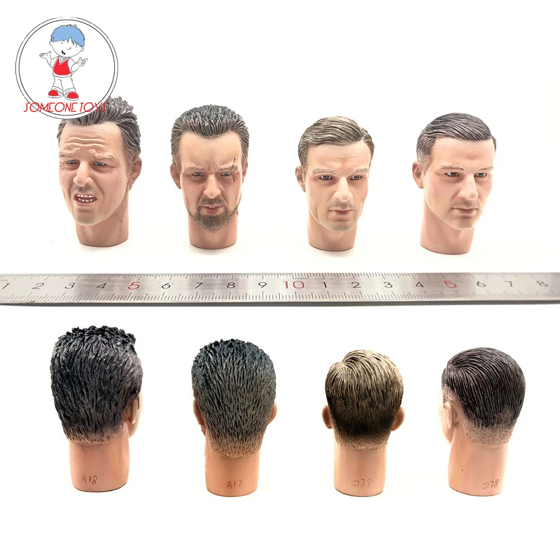 

1:6 DID 3R E60047 US German Soldier Head Sculpt With Expression European Male Head For 12 Inches Action Figures Accessories