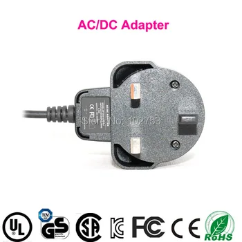 

6W power supply 12v 500ma free shipping 10pcs new high quality wall mount UK plug 12 volt ac adapter switching 220V transformer