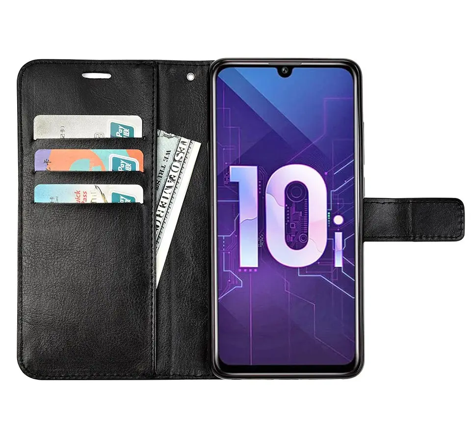 Кожаный чехол книжка для Huawei Honor 10i телефона 10 i Honor10i искусственная кожа|Бамперы| |