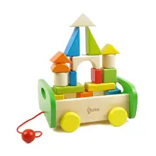 Engraçadas Reboque Reboque Do Veículo Kit Construção Educacional Blocos de Construção de Brinquedo Bonito Conjunto de Brinquedos Para O Bebê Crianças Crianças
