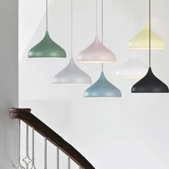 

Nordic Modern Simple LED Pendant Lights Lighting Aluminum Lamp Dining Room Cafe Bar Kitchen Fixtures Indoor Home Deco Luminaire