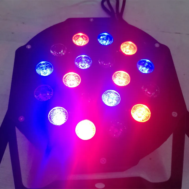 18leds LED Par Stage Light RGB Led 110V 220V Par Light With DMX512 DJ Equipments for Party Disco
