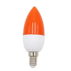 Высокое качество E14 светодиодный цвет свечи Совет лампы цвет свечи AC 220 В