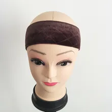 Способ шитья парик захватывает повязка на голову для держания парики Шляпы шарф в коричневом цвете
