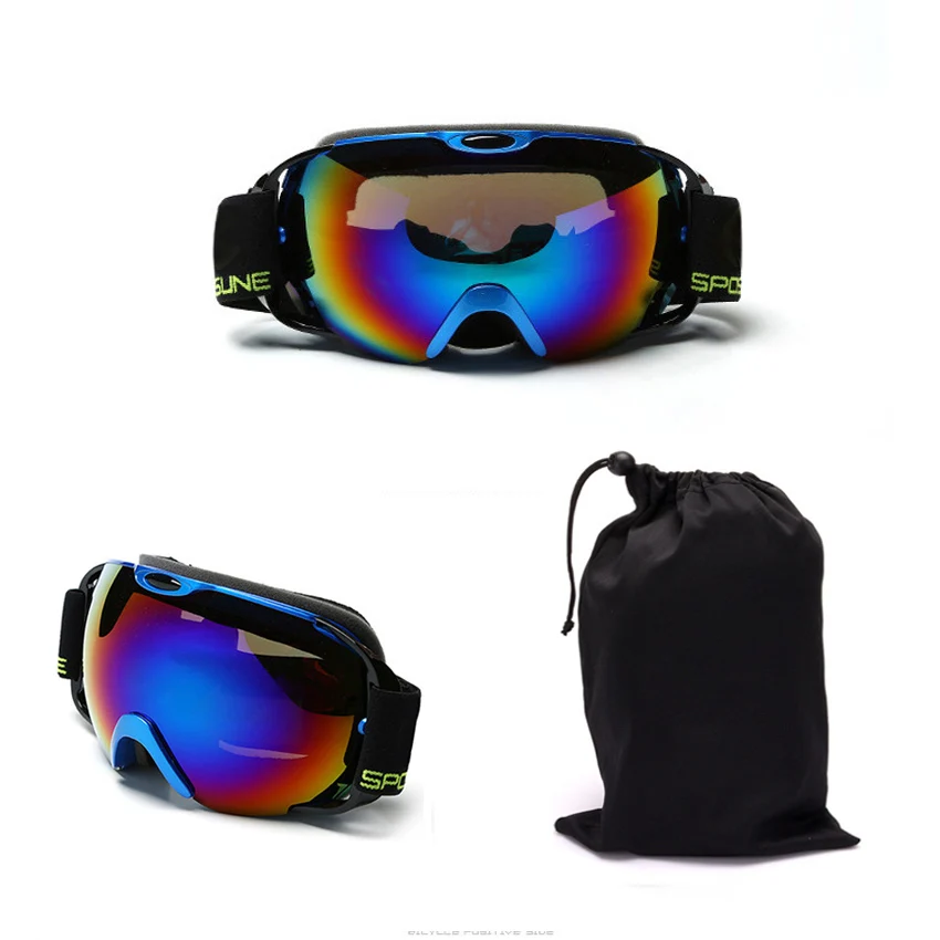 Professional upmarket ski glasses ski goggles double layers UV400 anti-fog big ski mask glasses skiing snowboard goggles box-04