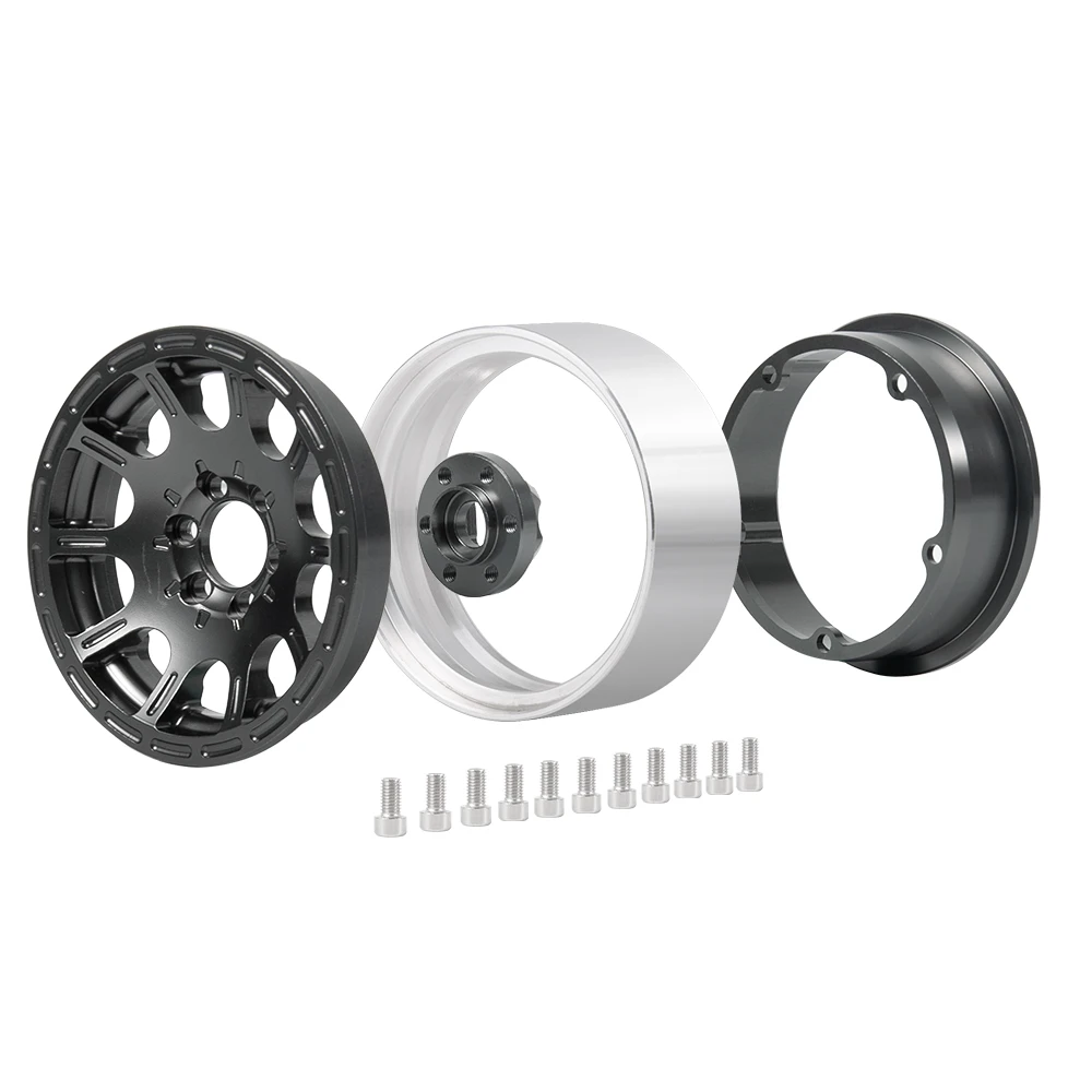 2,2 дюймов Beadlock Колесные диски#25 tide цвет для Axial Wraith 90018 1/10 RC Гусеничный