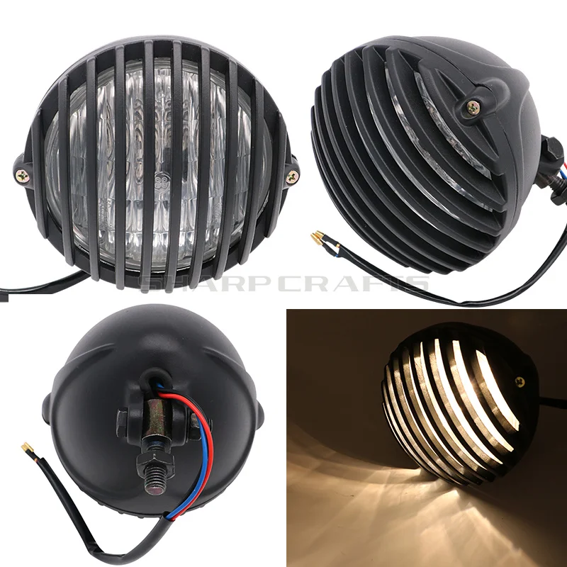 Винтажная мотоциклетная фара гриль для Honda Shadow ACE VT400 VT750 VT1100 Steed VLX400 VLX600 Magna VF250 VF750