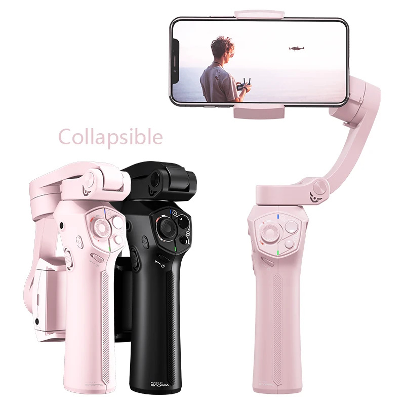 

ATOM 3-axis Pocket Gimbal Foldable Reinvented Handheld Stabilizer for Smartphone iPhone Android Action Camera Gopro