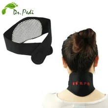 Турмалиновый самонагревающийся пояс шейный коврик массажер Ортопедическая подушка с магнитами для сохранения тепла и снятия боли 2 шт./партия