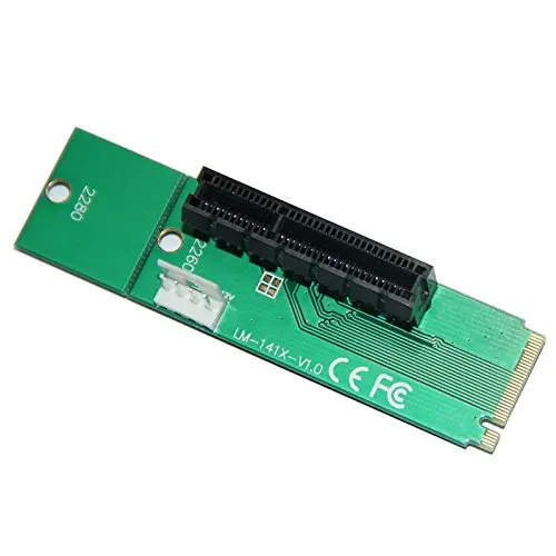 Hot Sell NGFF To PCI-E Riser Card M.2 Port To PCIE Expansion Card NGFF To PCI-E X4 Slot Adapter For BTC Miner Mining Machine