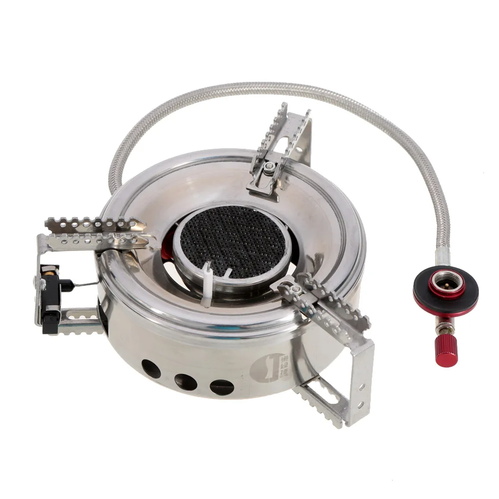

Outdoor Gas Stove Head Butane for Camping Cooking Big Power Windproof Infrared Heating Stove Split-Type 3500W Stove