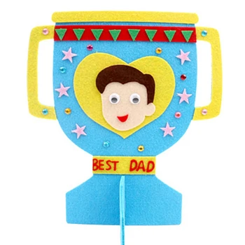 

DIY Non-Woven Fabric Toys craft Toys Novelty DIY Trophy Children Manual Handmade For Father's Day 2