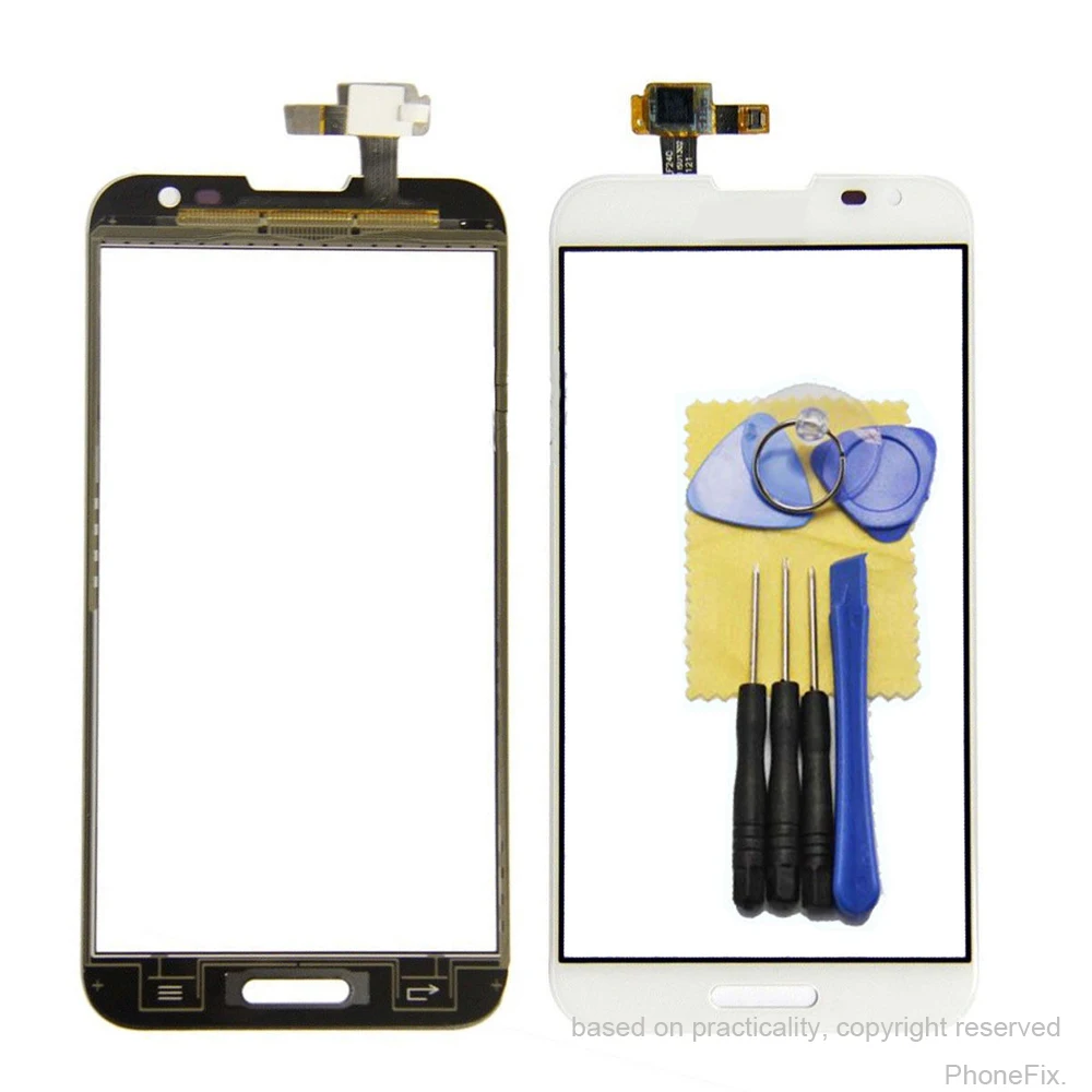

For LG Optimus G Pro E980 E985 F240 White Touch Panel Lens Digitizer Screen Parts with logo