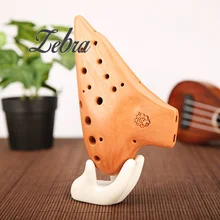 Zero 16 отверстие Многокамерный окарина Терракотовая альт C двойной окарина