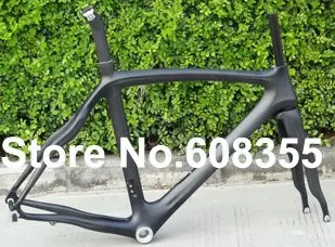 

Full Carbon 3K Matt Road Bike Bicycle Frame , Fork , Seatpost , Clamp , headset , size : 50cm, 54cm, 56cm