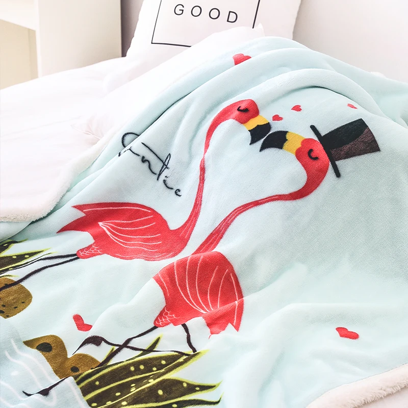 

New 2019 Throw Blanket - 1PC Fleece Kids Blanket Super Soft Cartoon Throw Blanket Children Bedding Set Baby Swaddle 100x140cm