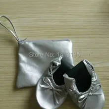 Портативный леди складной плоский складной балета плоские для свадьбы