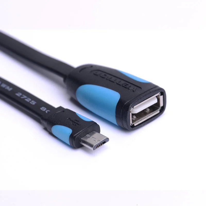 Адаптер Vention OTG Micro USB на USB 2,0 OTG конвертер кабель для Android Galaxy S3/4 S5 планшет Xiaomi для флэш-мыши клавиатуры