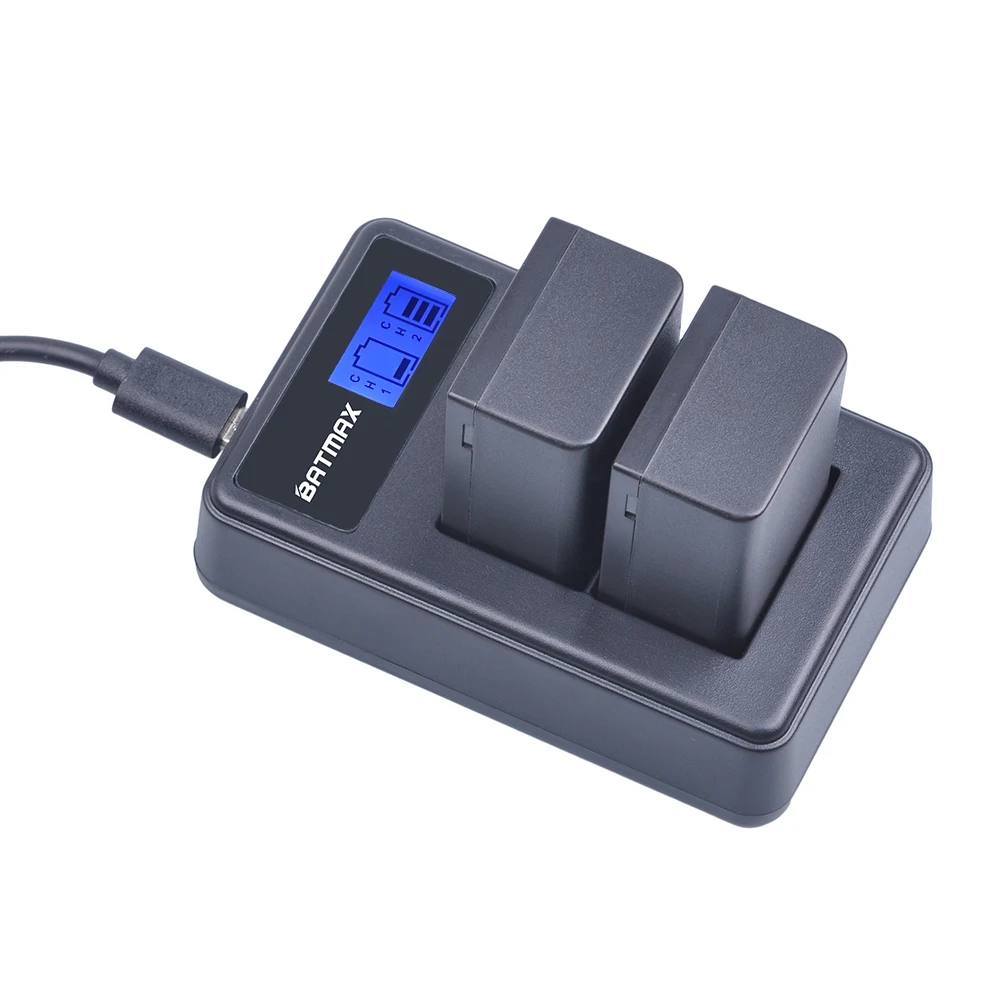 Kaufen 2 stücke DMW BMB9 DMW BMB9E DMW BMB9 Batterie + LCD Dual Charger für Panasonic Lumix DMC FZ40K FZ45K FZ47K FZ48K FZ60 FZ70 FZ100 FZ150