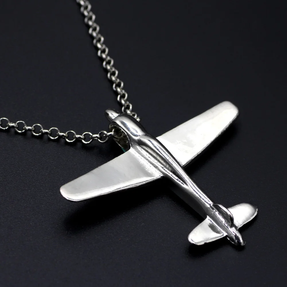 Men's Alloy Aircraft Airplane Pendant Necklacein Pendant Necklaces from Jewelry & Accessories