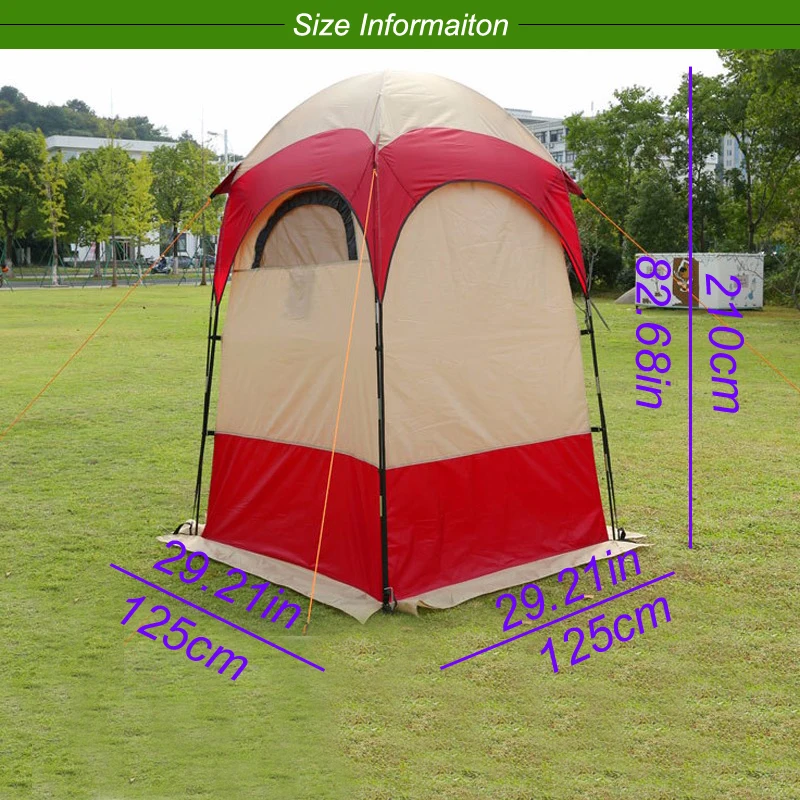палатка Портативный Открытый Кемпинг Туалет Палатка УФ Функция Спрей Загар