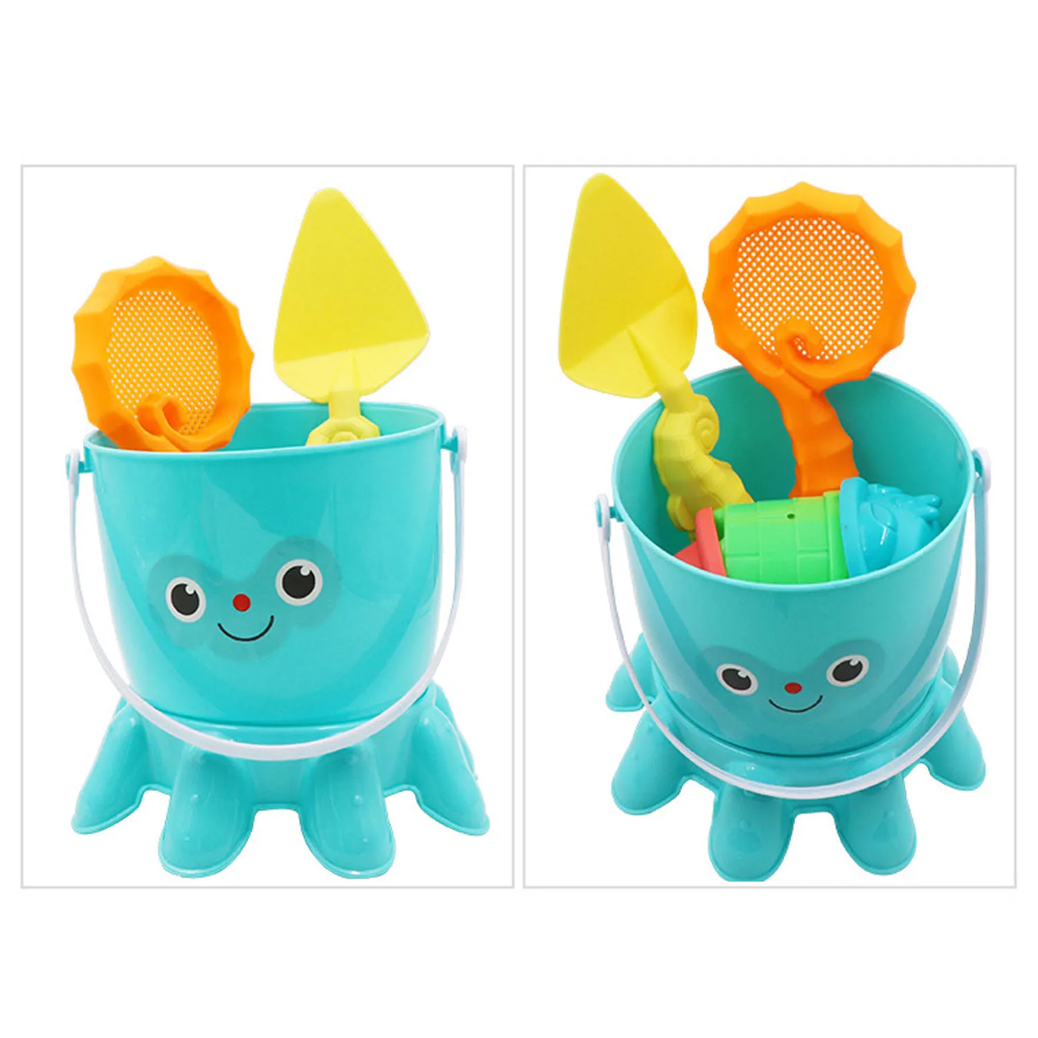 remarkable  Besegad 6pcs Funny Beach Sand Game Toys Kit Kids Pretend Role Play Toy Playset Including Shovels Bu