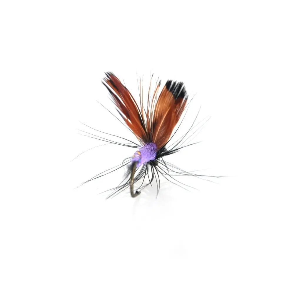 2.5cm Fishing Flies Dry Fly Tackle Lures Butterfly Barb Single Hooks Set Lead Jig Head Hook Outdoor Fishhook Tackle