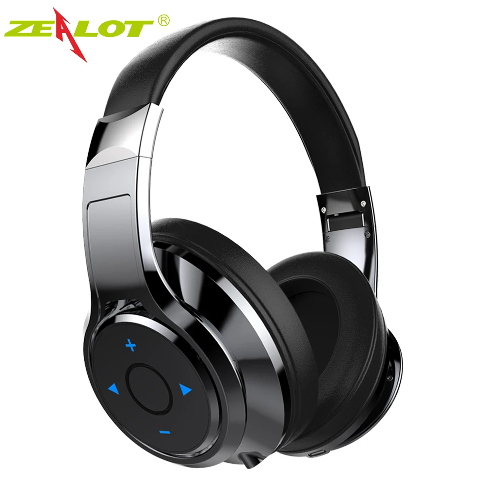 Zealot B22 Bluetooth наушники Складные стерео гарнитура Беспроводные басовые наушники с микрофоном для мобильных телефонов сенсорное управление