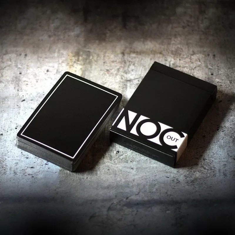 

1 Set NOC Out Black Or White Or Red 2019 Playing Cards Poker Size Deck Close-Up Magic USPCC HOPC Custom Limited Edition