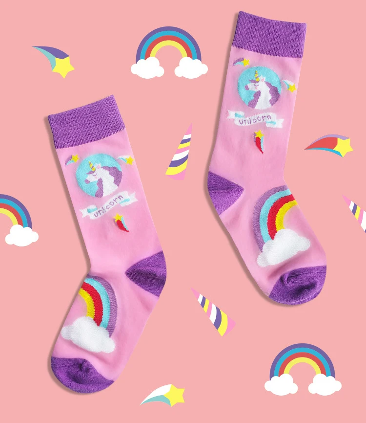 

Harajuku Design Funny 2018 Women Cotton Socks Teenage Girl's Sock Casual High Quality Cartoon Cute Kawaii Socks