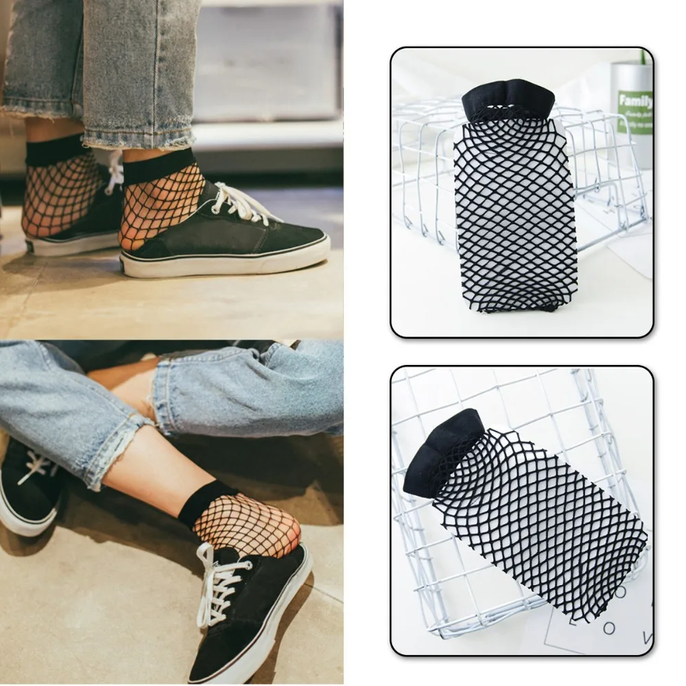 Female Essential Hollow Socks Fashion Sexy Fishnet Socks Women/Ladies Sox Meias Female Essential Hollow Socks Fashion Sexy Fishnet Socks Women/Ladies Sox Meias