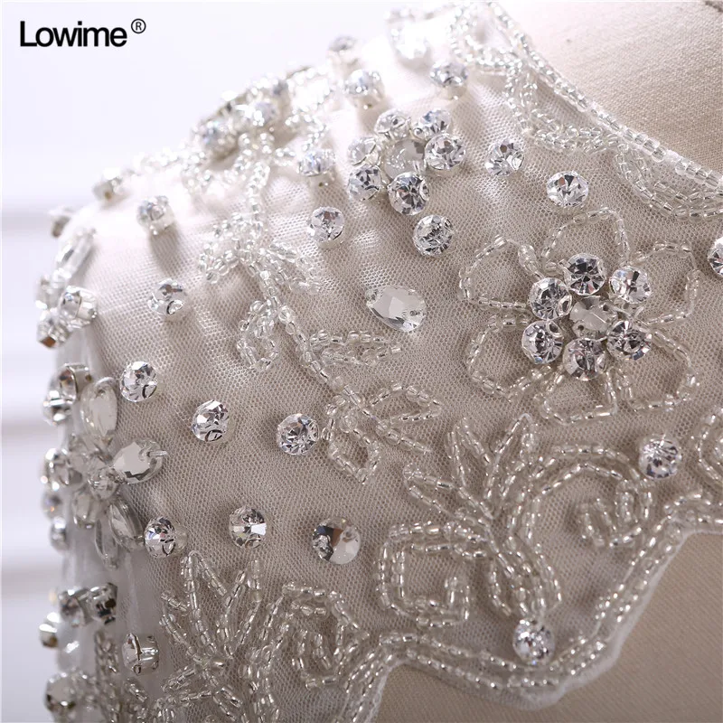New Arrival Full Beadind Wedding Jacket Tulle Bridal Bolero Shrugs Wraps Capes Stock Customized Wedding Accessories (3)