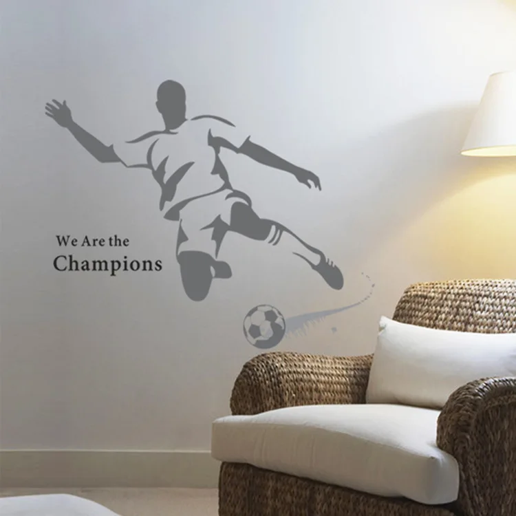 Soccer Wall Decor large soccer wall murals promotion-shop for promotional large Soccer Wall Decor large soccer wall murals promotion-shop for promotional large