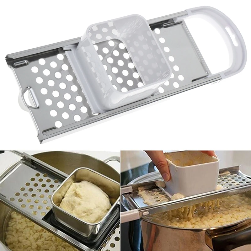 

Kitchen Accessories Pasta Machine Manual Noodle Spaetzle Maker Stainless Steel Blades Dumpling Maker Pasta Cooking Tools