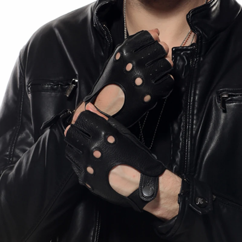 2016 мужские перчатки из натуральной кожи с отверстиями на запястье|leather men gloves|genuine