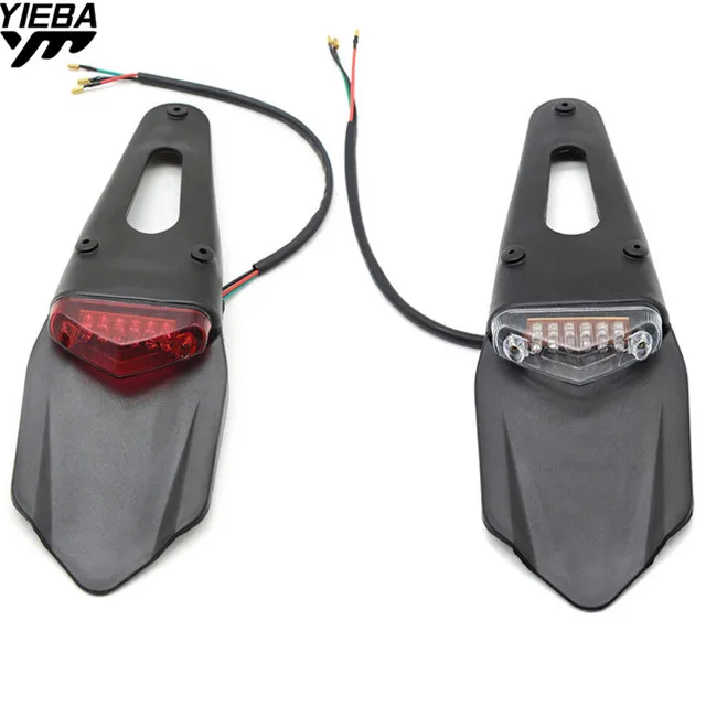 

for KTM 690 Duke ADVENTURE 1050 690 Enduro RC125 CR EXC WRF 250 400 426 450 12V Motorcycle Fender LED Stop Rear Tail Light