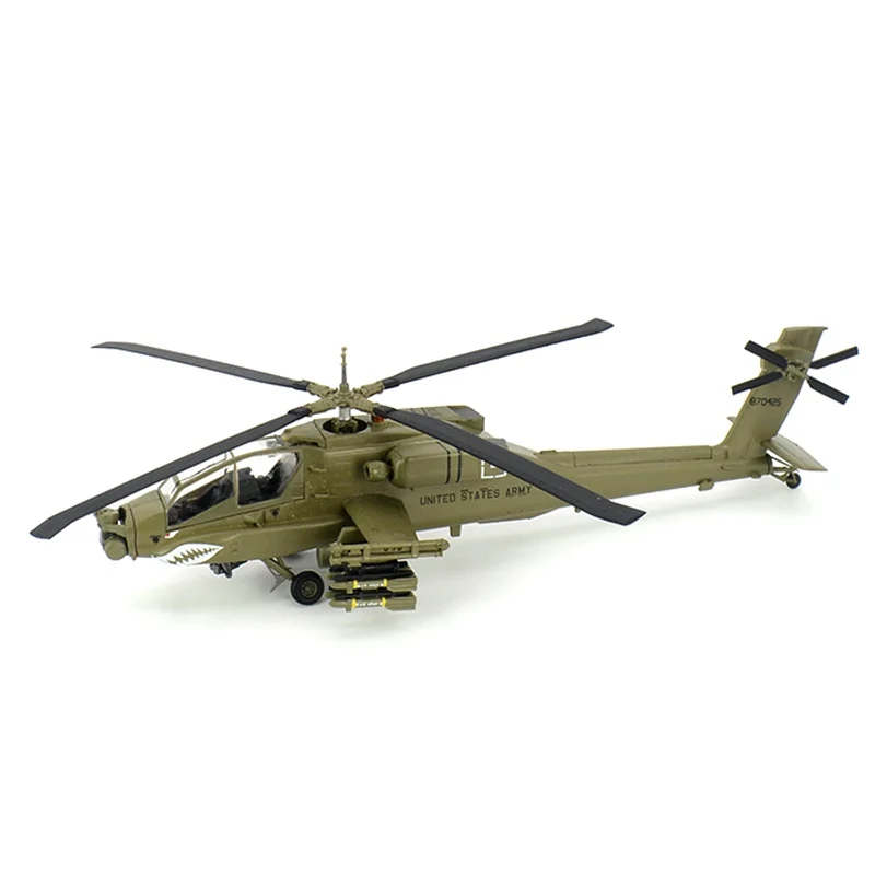 Предварительно построенный 1: 72 Масштаб AH-64 Вертолет AH-64A хобби Коллекционная Apache готовая пластиковая модель самолета